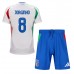 Maillot de foot Italie Jorginho Frello #8 Extérieur vêtements enfant Europe 2024 Manches Courtes (+ pantalon court)